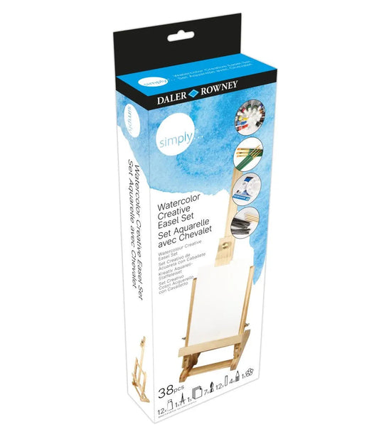 DALER-ROWNEY Simply Aquarell Kreativ‑Staffelei‑Set