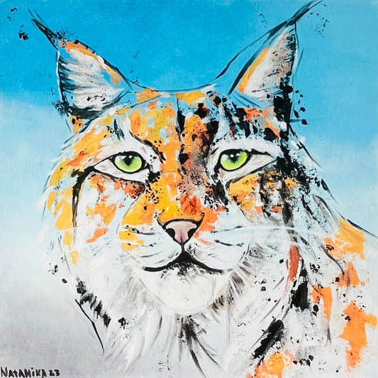 Malen nach Zahlen - Luchs verliebt 🐱❤️