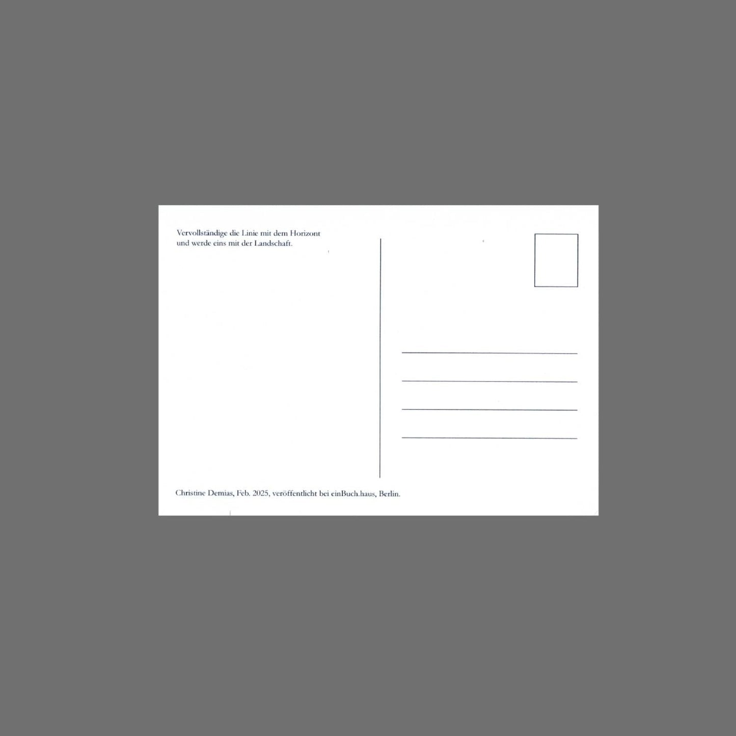 Vervollständige die Linie