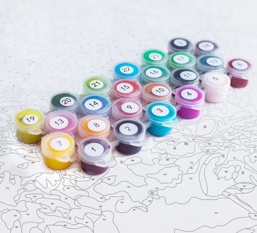 Malen nach Zahlen - Londons Alltag Der Malennachzahlen shop