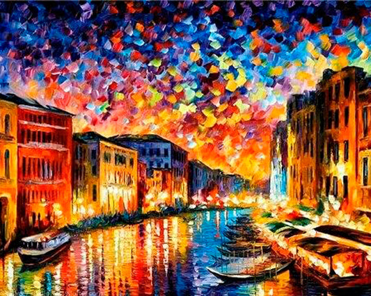 Malen nach Zahlen - Buntes Venedig Der Malennachzahlen shop