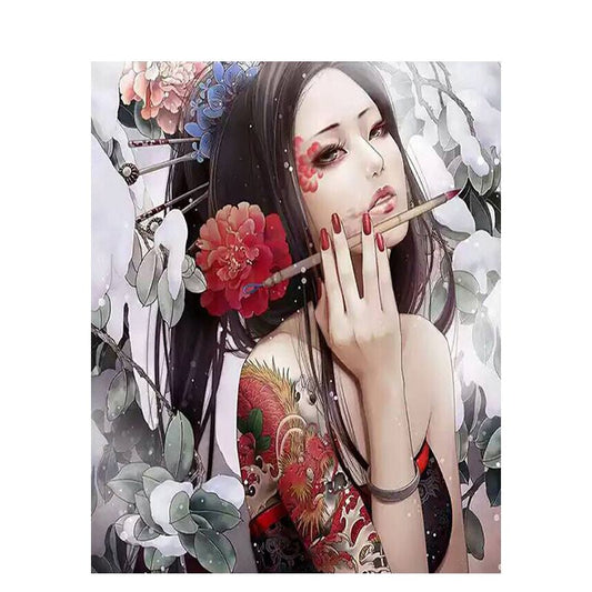 Malen nach Zahlen - Drachenfrau Der Malennachzahlen shop