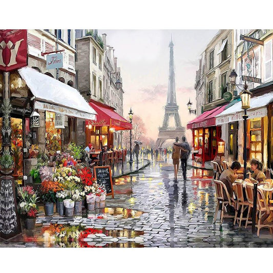 Malen nach Zahlen - Eiffelturm von Paris Der Malennachzahlen shop 