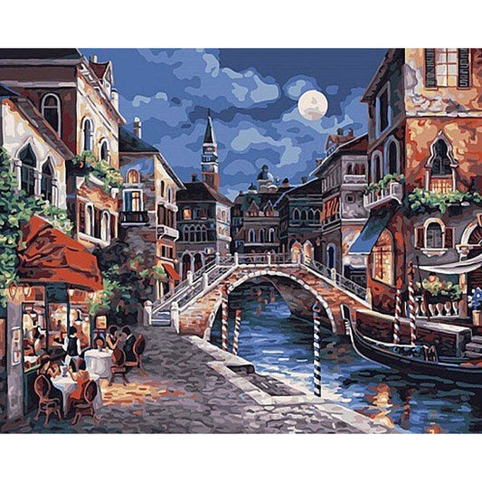 Malen nach Zahlen - Ein Abend in Venedig Der Malennachzahlen shop 