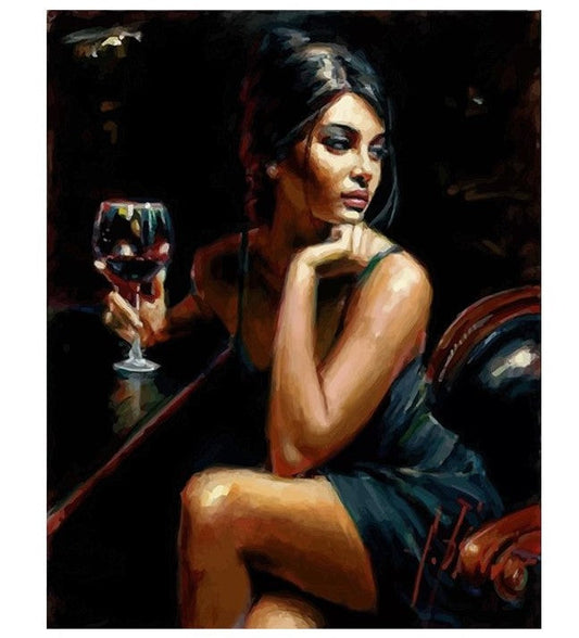 Malen nach Zahlen - Ein Glas Wein Der Malennachzahlen shop