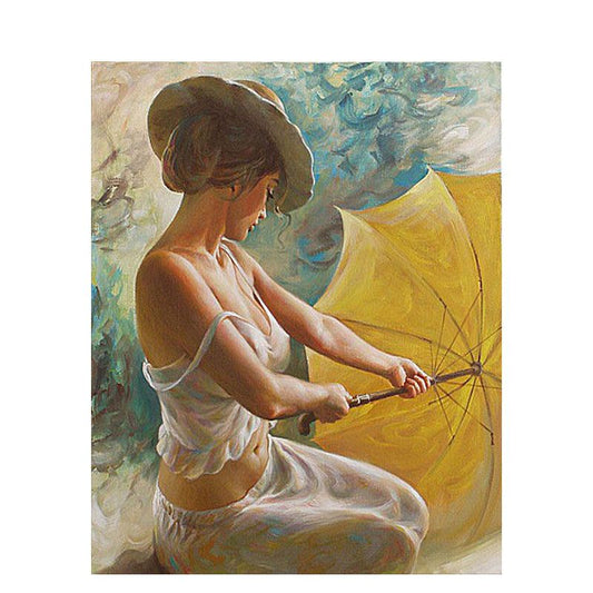 Malen nach Zahlen - Gelber Schirm Der Malennachzahlen shop