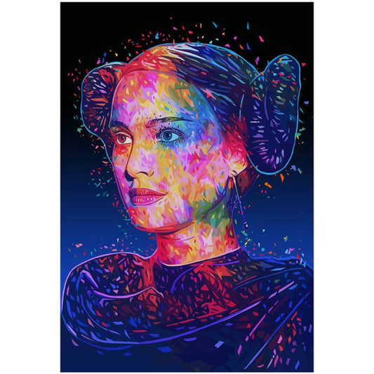 Malen nach Zahlen - Gemälde Prinzessin Leia Der Malennachzahlen shop