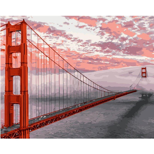 Malen nach Zahlen - Golden Gate Bridge Der Malennachzahlen shop 