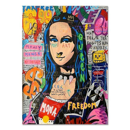 Malen nach Zahlen - Graffiti Lisa Der Malennachzahlen shop