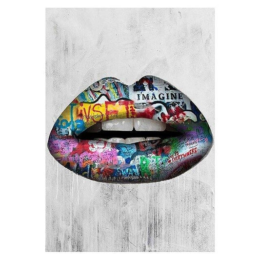 Malen nach Zahlen - Graffiti Mund Der Malennachzahlen shop