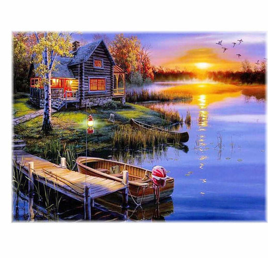 Malen nach Zahlen - Haus am see Der Malennachzahlen shop