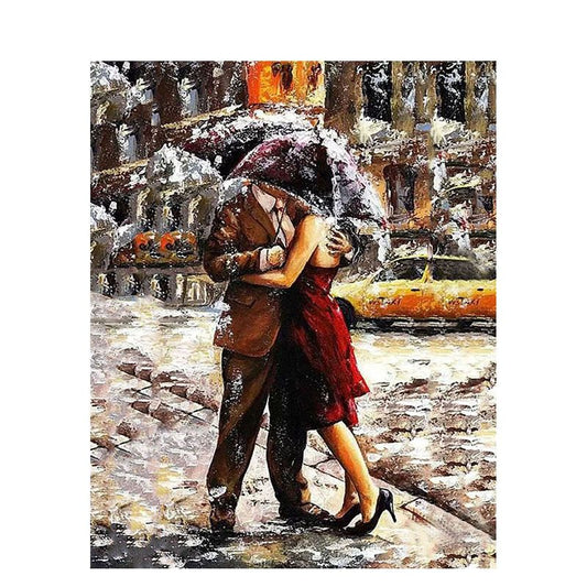 Malen nach Zahlen - Küssen im Regen Der Malennachzahlen shop