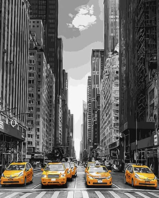 Malen nach Zahlen - New Yorks Taxis Der Malennachzahlen shop