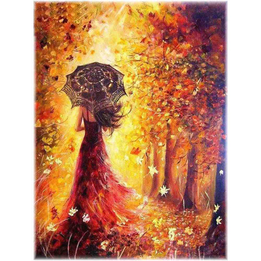 Malen nach Zahlen - Spaziergang im Wald Der Malennachzahlen shop