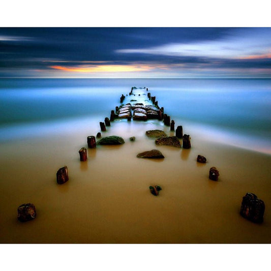 Malen nach Zahlen - Verunkener Steg Der Malennachzahlen shop