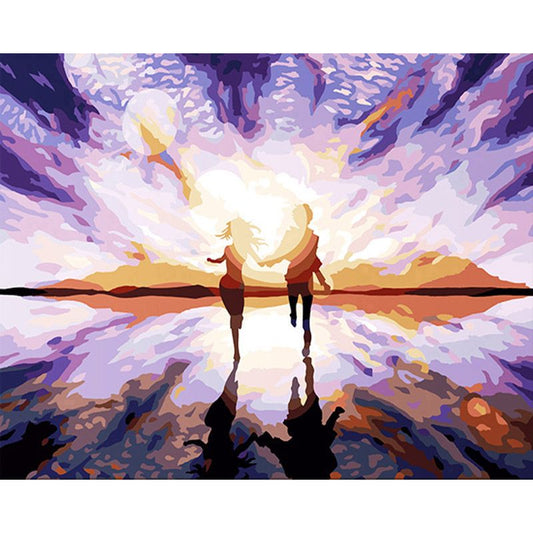 Malen nach Zahlen - Wir laufen zusammen Der Malennachzahlen shop