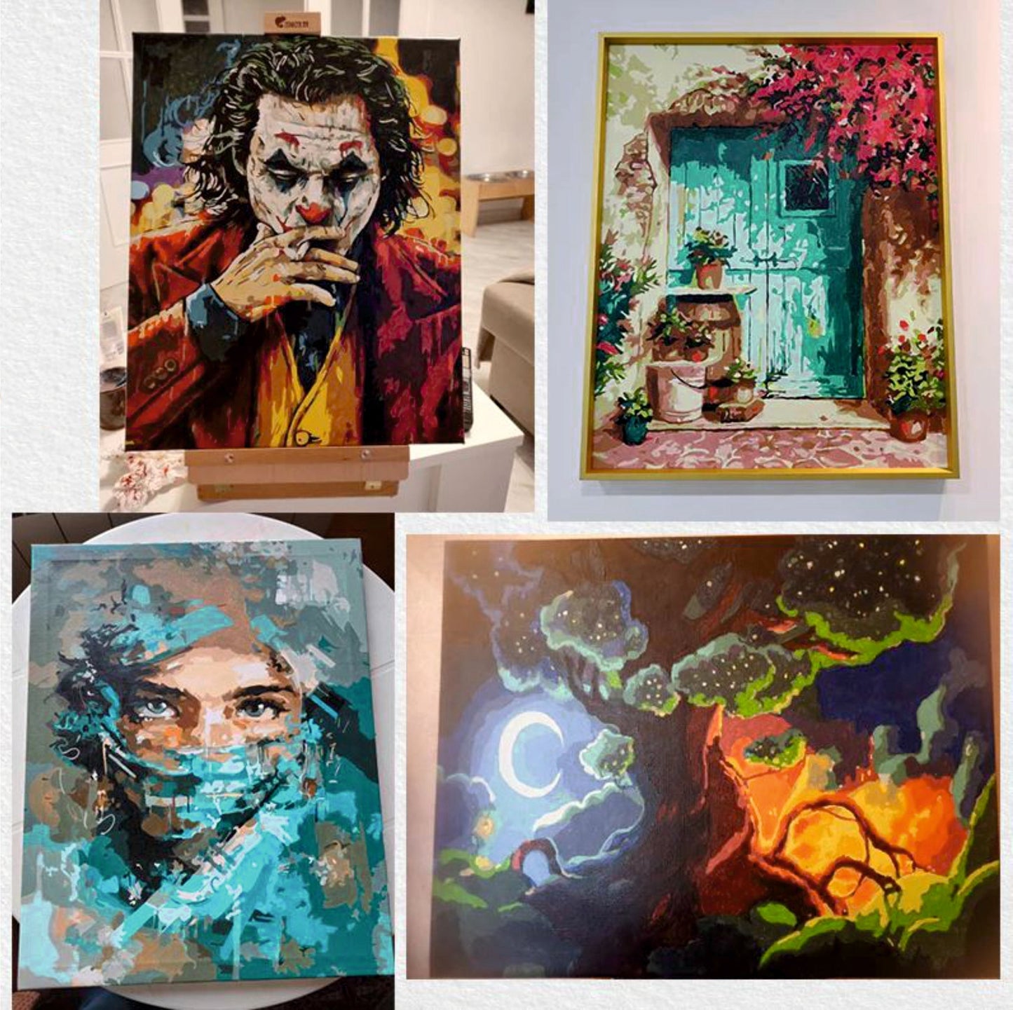 Malen nach Zahlen - Blumen und Obst Der Malennachzahlen shop