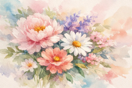 Malen nach Zahlen Blumen Motive richtig wählen