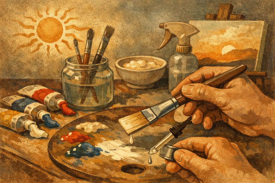 Acrylfarben trocknen zu schnell? Das hilft sofort