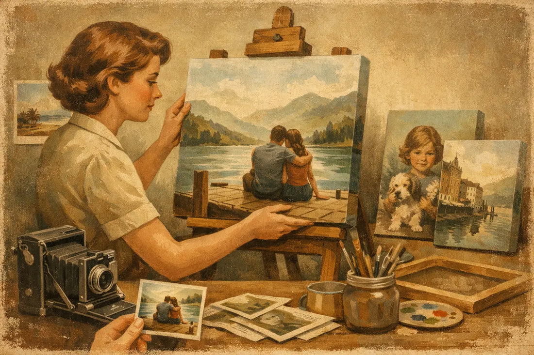 Eigenes Foto auf Leinwand gestalten