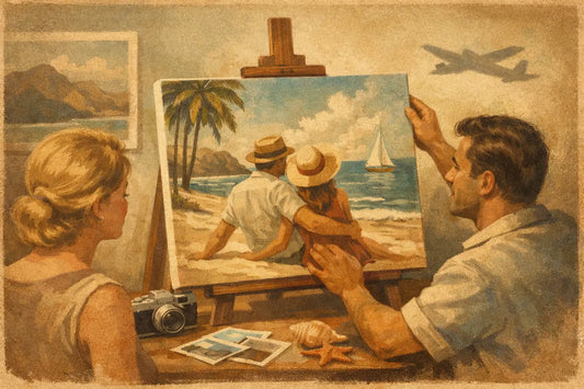 Urlaubserinnerung als Leinwand gestalten