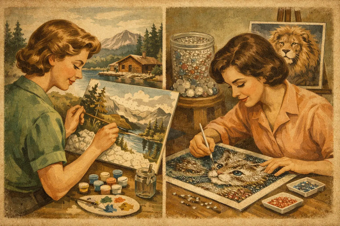 Malen nach Zahlen oder Diamantmalerei?