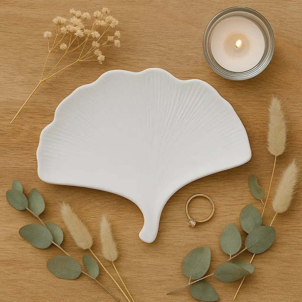 Handgemachte Ginkgoblatt-Dekoration – Symbolik und Eleganz für dein Zuhause