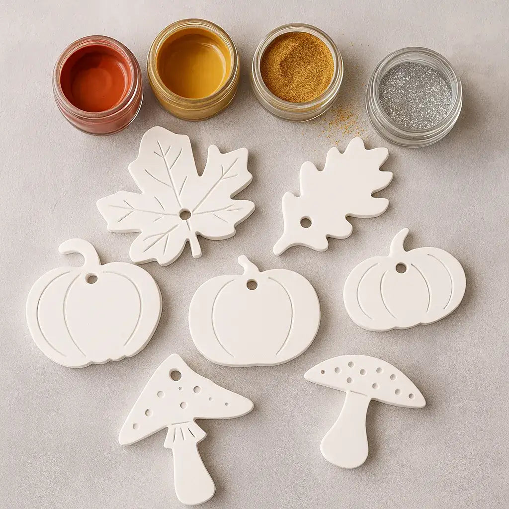 Herbstliche Anhänger – Blätter, Kürbisse & Pilze als stilvolle Dekoration