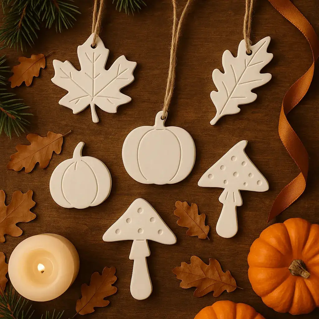 Herbstliche Anhänger – Blätter, Kürbisse & Pilze als stilvolle Dekoration