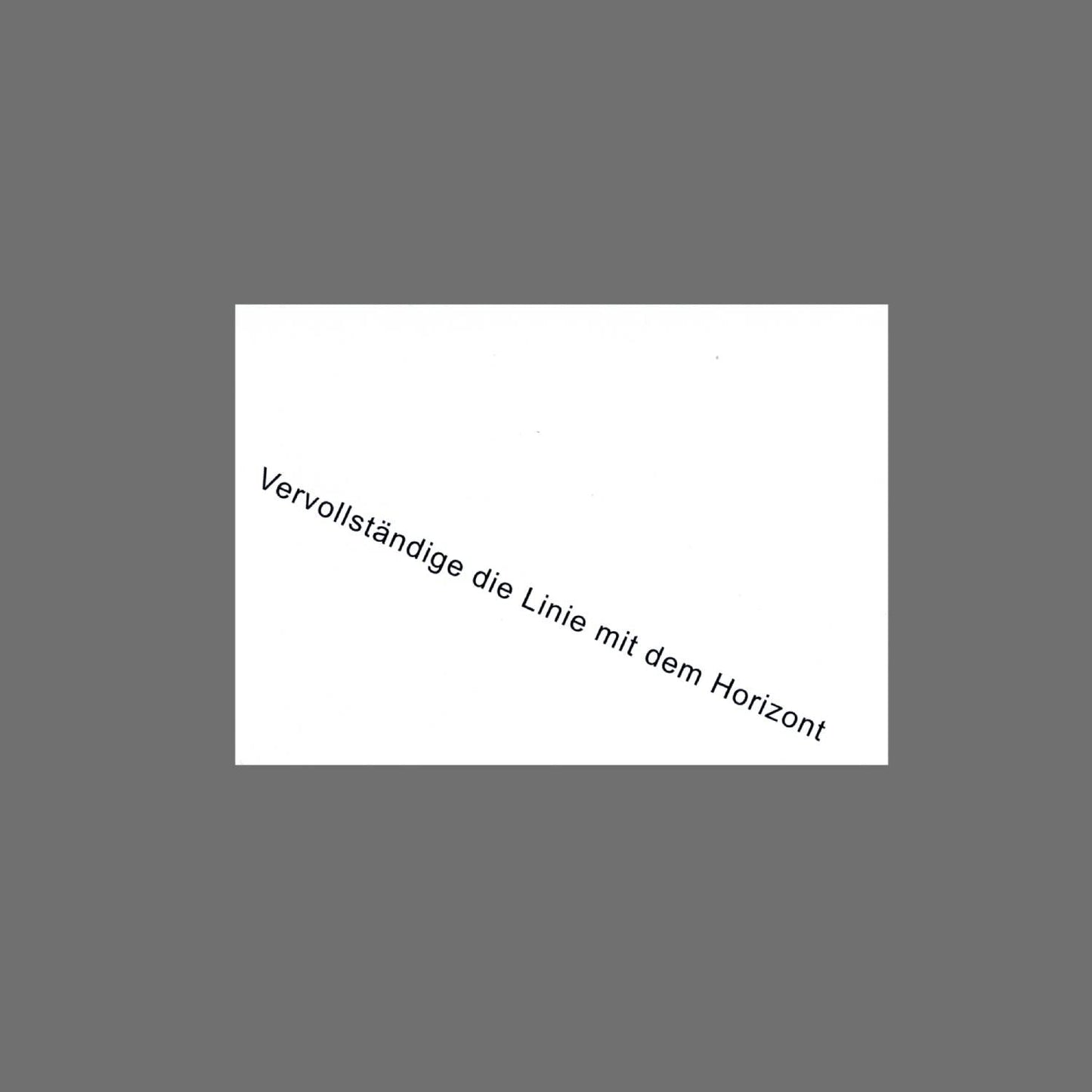 Vervollständige die Linie