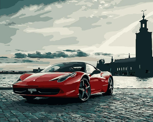 Malen nach Zahlen - Ferrari Der Malennachzahlen shop 