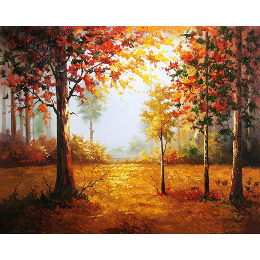 Malen nach Zahlen - Herbstwald Der Malennachzahlen shop 